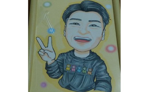 似顔絵（A4サイズ）（１枚に一人）（ペットOK！）【 にがおえ 大阪府 門真市 】 272230_CL001