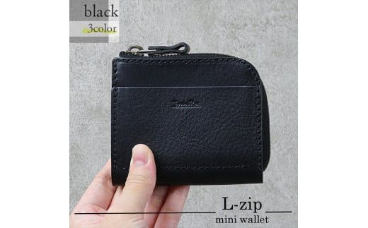 【色/ブラック】 L-zipミニ財布 本革 レザー【 革 レザー 大阪府 門真市 】 272230_AY021VC03