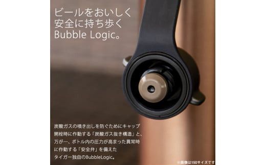 タイガー魔法瓶 真空断熱炭酸ボトル MTA-T150KS スチール 1.5L【ビール 炭酸 水筒 タンブラー アウトドアや オフィス バブルロジック プレゼント 贈り物 ギフト 熱中症対策グッズ 大阪府 門真市 】 272230_AZ042VC03