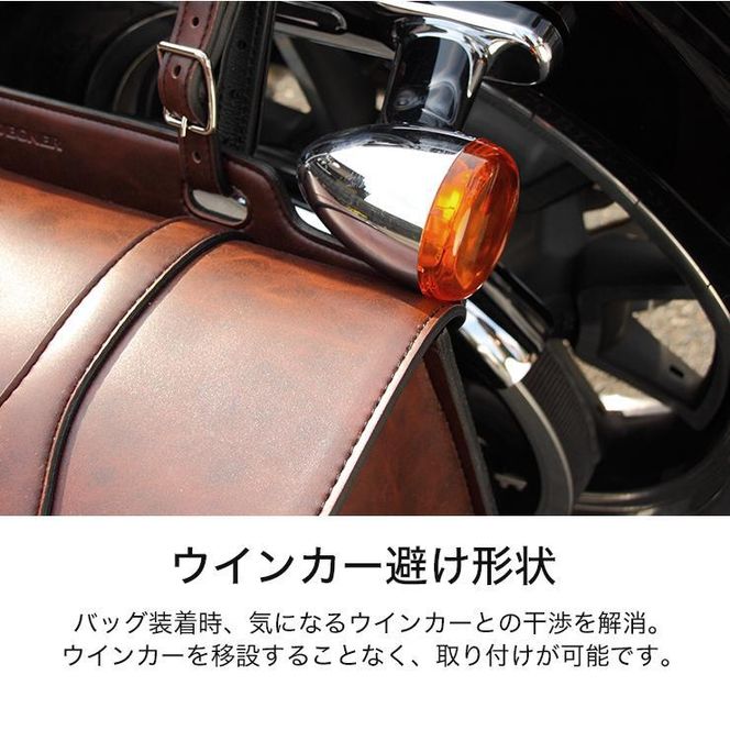 【デグナー】シンセティックレザーサドルバッグ[DSB-2]（ブラウン）［ 京都 バイクギア バッグ 鞄 かばん 人気 おすすめ 革 レザー ツーリング ライダー バイカー バイク ブランド メーカー ギア パーツ ］ 261009_A-JR023VC002