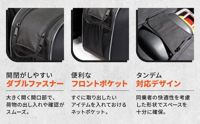 【デグナー】スポーツダブルバッグ[NB-36]【レッドパイピング】［ 京都 バイクギア バッグ 鞄 かばん 人気 おすすめ 革 レザー ツーリング ライダー バイカー バイク ブランド メーカー ギア パーツ ］ 261009_A-JR037VC02