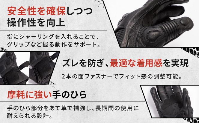 【デグナー】レーシンググローブ ホワイトーレッド[RG-11]【サイズL】［ 京都 バイクギア グローブ 人気 おすすめ 革 レザー ツーリング ライダー バイカー バイク ブランド メーカー ギア パーツ ］ 261009_A-JR044VC04