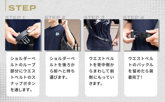 【デグナー】ユーティリティチェストバッグ [W-118A]【ナイロンブラック】［ 京都 バイクギア バッグ 鞄 かばん 人気 おすすめ 革 レザー ツーリング ライダー バイカー バイク ブランド メーカー ギア パーツ ］ 261009_A-JR051VC01