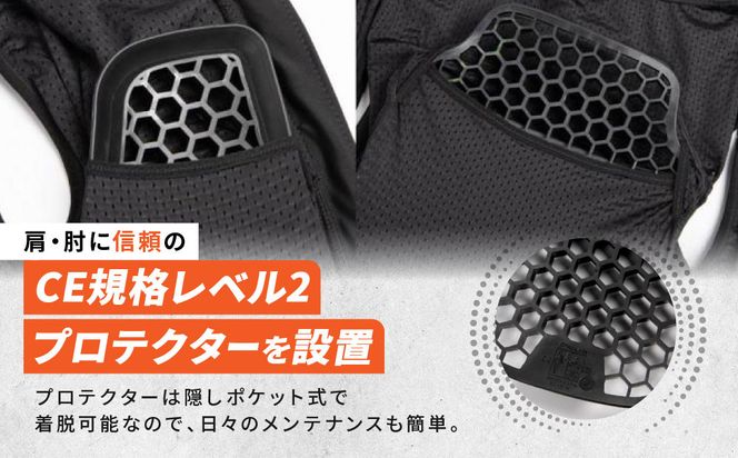 【デグナー】CEレベル2 エアスルーインナープロテクターベスト[PS-13]【サイズL】［ 京都 バイクギア ベスト 人気 おすすめ 革 レザー ツーリング ライダー バイカー バイク ブランド メーカー ギア パーツ ］ 261009_A-JR054VC03