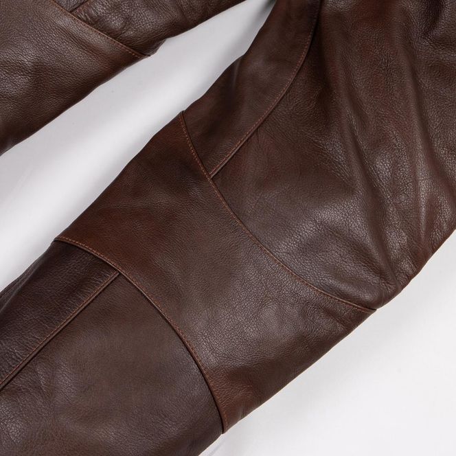 【デグナー】メンズカップ付レザーパンツ [DP-28] ブラウン 〈Sサイズ〉［ 京都 バイクギア ブランド 大好評 レザー パンツ 人気 おすすめ 牛革 革 ツーリング ライダー バイカー バイク パーツ 送料無料 ふるさと納税 ］ 261009_A-JR073VC01