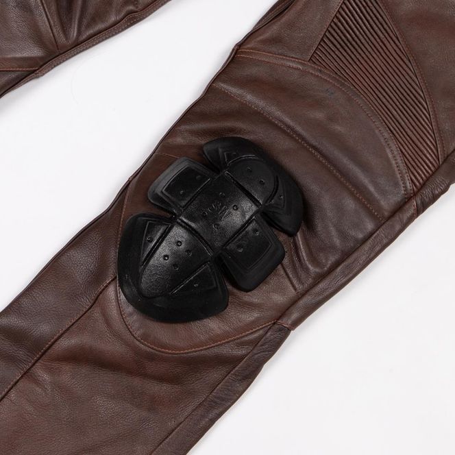 【デグナー】メンズカップ付レザーパンツ [DP-28] ブラウン 〈Mサイズ〉［ 京都 バイクギア ブランド 大好評 レザー パンツ 人気 おすすめ 牛革 革 ツーリング ライダー バイカー バイク パーツ 送料無料 ふるさと納税 ］ 261009_A-JR073VC02