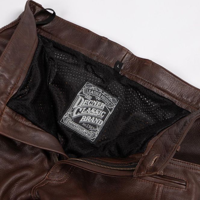 【デグナー】メンズカップ付レザーパンツ [DP-28] ブラウン 〈Mサイズ〉［ 京都 バイクギア ブランド 大好評 レザー パンツ 人気 おすすめ 牛革 革 ツーリング ライダー バイカー バイク パーツ 送料無料 ふるさと納税 ］ 261009_A-JR073VC02