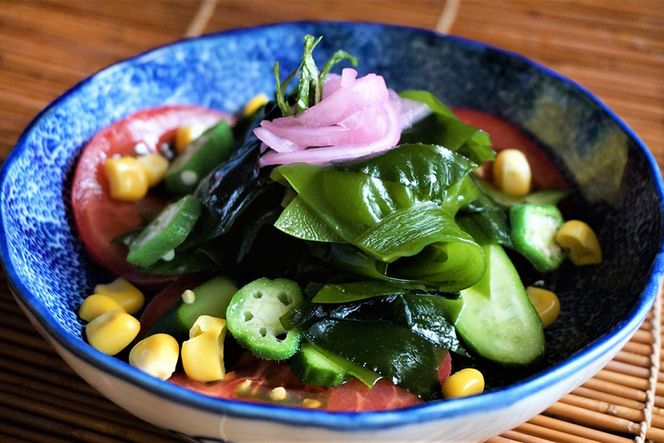 【2つの食感】 三陸産 サラダわかめ 170g ×5袋 [小野徳 宮城県 気仙沼市 20565557] 海藻 ワカメ わかめ 若布 塩蔵わかめ 塩蔵 コリコリ シャキシャキ 冷蔵