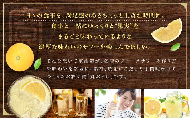 【宝酒造】タカラ「丸おろし」＜グレープフルーツ＞（350ml×24本）［タカラ 京都 お酒 チューハイ サワー 人気 おすすめ 定番 おいしい ギフト プレゼント 贈答 ご自宅用 お取り寄せ］ 261009_B-BL22