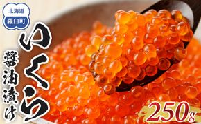 いくら醤油250g 魚卵 秋鮭 イクラ 米 ご飯のお供 おかず 海鮮 羅臼町 北海道 生産者 支援 応援 016942_AM004