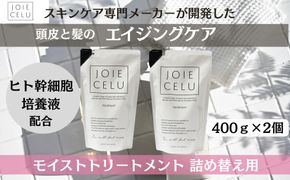【ジョワセル】モイストトリートメント＜詰め替え用パウチ＞ 2個［ 京都 美容 ブランド 詰め替え まとまる うるおう 美髪成分 人気 おすすめ ヘアケア エイジングケア お取り寄せ 通販 送料無料 ふるさと納税 ］ 261009_B-UA19