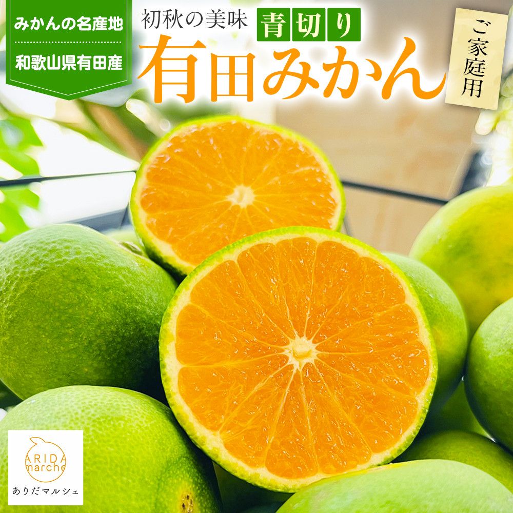 [先行予約] 有田育ちのご家庭用青切り有田みかん3kg [2025年9月中旬より発送][訳あり][サイズ混合][MS17] 303446_XD90143