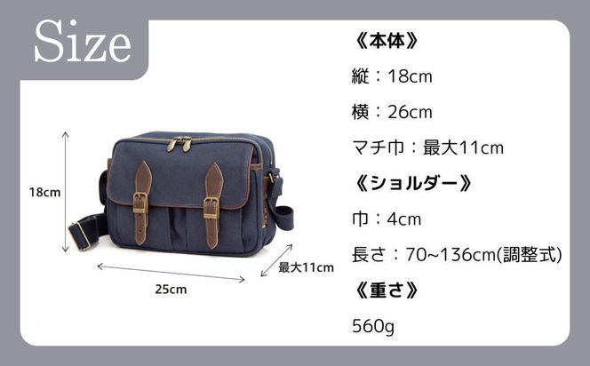 【creareきき】多機能ポケットショルダーバッグ  IZ-307 [ 京都 バッグブランド 多機能コンパクト 帆布バッグ 男女兼用 おしゃれ 人気 おすすめ 鞄 バッグ 天然素材 ギフト プレゼント お取り寄せ 通販 送料無料 ふるさと納税 ] 261009_B-MR04VC02