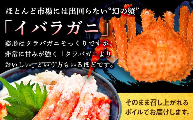 知床深海のイバラがに足(大)ボイル 1kg 北海道 羅臼 海産物 魚介類 魚介 カニ 生産者 支援 応援 016942_AH149