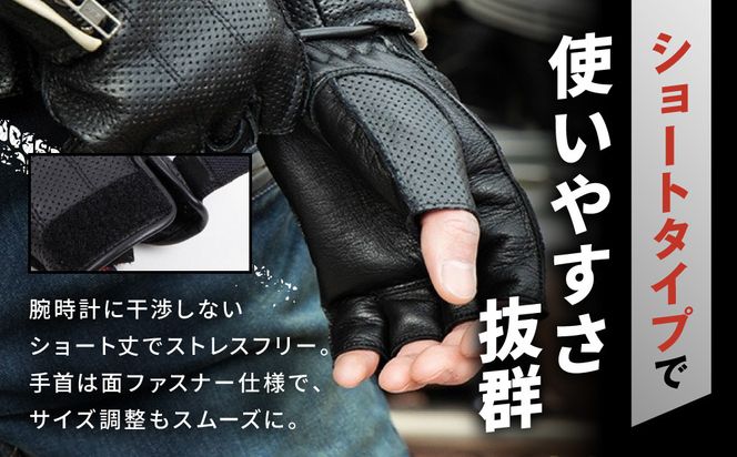 【デグナー】ハーフメッシュレザーグローブ[TG-82MH]ブラック＜XLサイズ＞［ 京都 バイク 革製品 ブランド グローブ 人気 おすすめ 革 ハーフ メッシュ レザー ツーリング ライダー バイカー バイクギア メーカー ギア パーツ 送料無料 ふるさと納税 ］ 261009_A-JR103VC03