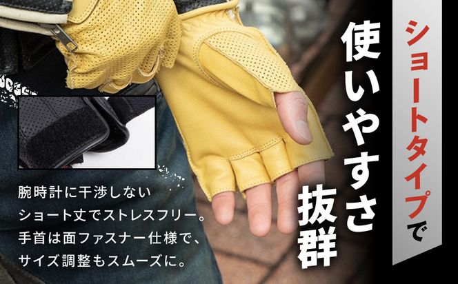 【デグナー】ハーフメッシュレザーグローブ[TG-82MH]タン＜XLサイズ＞［ 京都 バイク 革製品 ブランド グローブ 人気 おすすめ 革 ハーフ メッシュ レザー ツーリング ライダー バイカー バイクギア メーカー ギア パーツ 送料無料 ふるさと納税 ］ 261009_A-JR104VC03