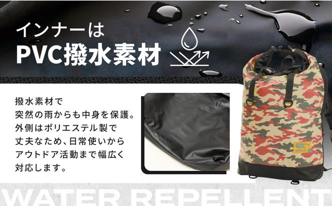 【デグナー】マルチプルレインバッグ [NB-122] ＜レッドカモ＞［ 京都 バイク 革製品 ブランド バッグ リュック 人気 おすすめ 防水 革 レザー ツーリング ライダー バイカー バイクギア メーカー ギア パーツ 送料無料 ふるさと納税 ］ 261009_A-JR106VC02