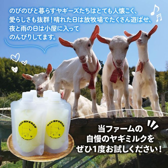 ペット 用 ミルク ヤギ 100ml × 7本 山羊 新鮮 栄養補給 乳 犬 猫 冷凍 国産 静岡県 藤枝市 [ PT0191-000001 ]