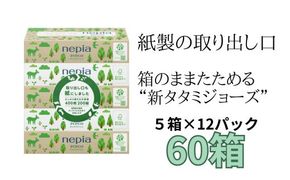 ネピア　ネピecoティシュ200組　5箱×12パック