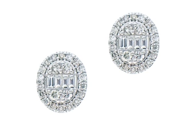 J020-4 ARC-EN-CIEL プラチナ ダイヤピアス（計 0.5ct）【鑑別書付き ジュエリー プレゼント ギフト ファッション アクセサリー 贈り物 贈答 お祝い 記念日】