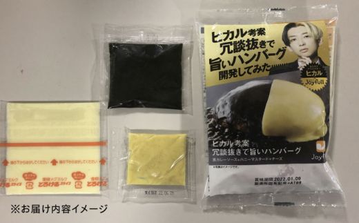 【ヒカル考案！】冗談抜きで旨い ハンバーグ 120g×16袋 (黒カレーソース×ハニーマスタード+チーズ)《築上町》【株式会社　ジョイフル】 [ABAA010]