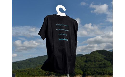 森吉山Ｔシャツ（ブラック・Ｓ）バックプリント有|skbm-00017