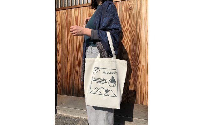 CM001　都留市 限定オリジナルエコバッグ　３点セット