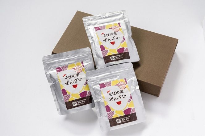 B1-37 そばの実ぜんざい 150g×3袋