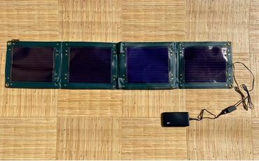 折り畳み式ソーラーパネルと蓄電池【pocketGrid】
