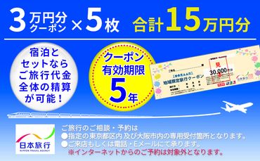 日本旅行クーポン１５万円   FBN002