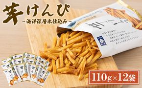 【12袋小分けセット】芋けんぴ 合計1.32kg (110g×12袋) 海洋深層水仕込み 芋ケンピ 芋かりんとう いもかりんとう いもけんぴ 和菓子 芋スイーツ お菓子 8000円 国産 さつまいも サツマイモ ご当地 高知県 マツコの知らない世界 故郷納税 送料無料　nm033d2