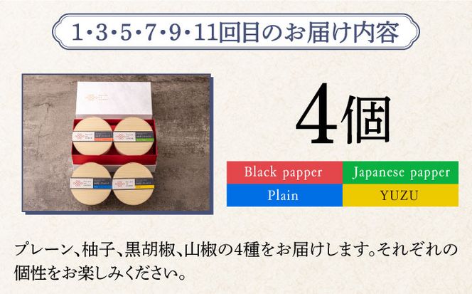 【交互にお届け！全12回定期便】奈良漬クリームチーズ 4種 × 奈良漬「琥珀神(こはくかんさ)」4種 1.19kg《築上町》【奈良漬さろん安部 / SALON DE AMBRE】奈良漬け チーズ[ABAE018]