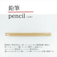 24-1940　小田原・箱根の間伐材 ヒノキの鉛筆12本_109054★書写　書き方　2B　新1年生【 神奈川県 小田原市 】