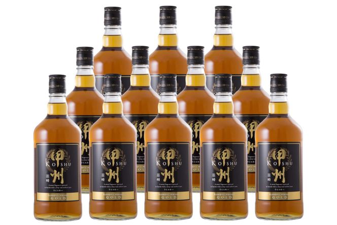 甲州韮崎ウイスキー（ゴールド & オリジナル 計700ml×9本） ウイスキー 甲州韮崎ウイスキー ゴールド & オリジナル 計700ml
