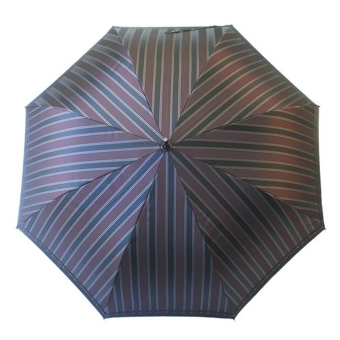 槙田商店【紳士雨傘】長傘 Tie Stripe×Plain ワイン FAA5013