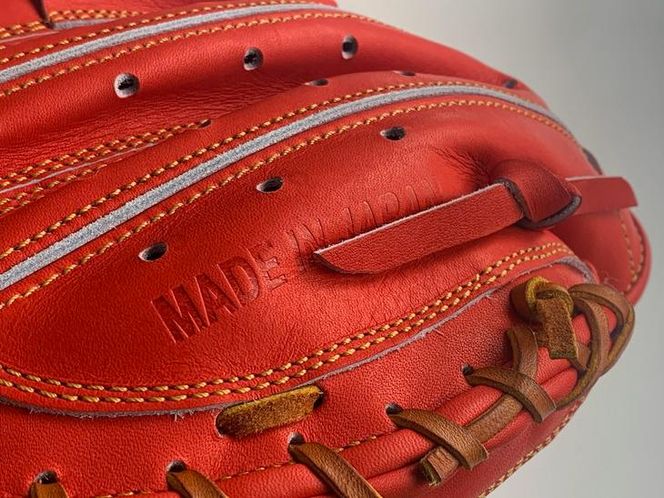 THE MARVELOUS 野球キャッチャーミット【Rオレンジ：右投げ用】◇