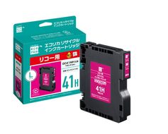 エコリカ【リコー用】 GC41MH互換リサイクルインク マゼンダ（型番：ECI-RC41HM） RICOH リサイクル インク 互換インク カートリッジ インクカートリッジ カラー オフィス用品 プリンター インク 山梨県 富士川町