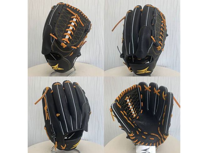 SAEKI　野球グローブ 【軟式・品番110】【ブラック】【Rオレンジ】【クリーム】