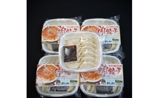 北海道ブランドSPF豚「若松ポークマン」を使った肉餃子60個(12個入り×5パック)