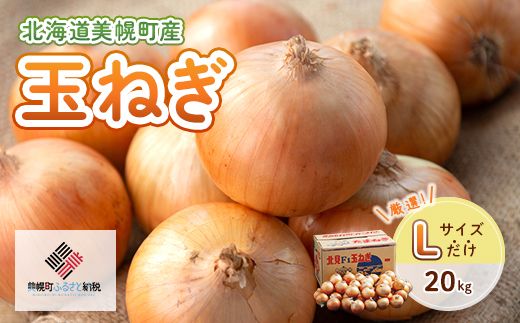 【令和7年産 先行予約】玉ねぎLサイズ・20kg（2025年12月より順次発送） BHRG030