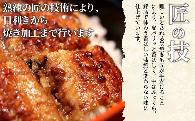 国産 備長炭手焼き 和匠うなぎの蒲焼き2尾+白焼2尾 計4尾セット_M080