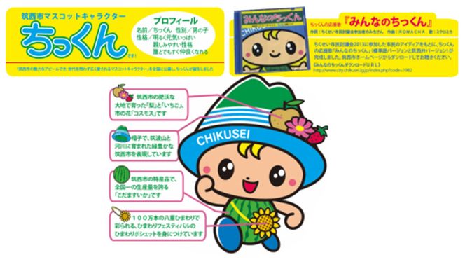 筑西市マスコットキャラクター「ちっくん」グッズ[BT001ci]