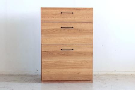 トラクト チェスト＋OP引出＋120天板 NA 【食器 キャビネット 家具 国産 組み合わせ 収納家具 完成品】(H060641)