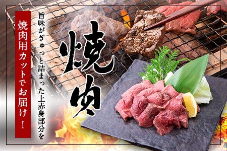 あか牛 赤身焼肉用 1kg (250g×4個) 有限会社幸路《60日以内に出荷予定(土日祝を除く)》あか牛 あかうし 赤牛 焼肉 冷凍 小分けパック---so_fhakakay4_60d_24_34000_1kg---