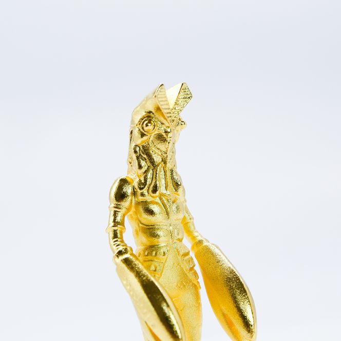 【数量限定】「ウルトラマン」より【バルタン星人】ペーパーウェイト ゴールド 147-015