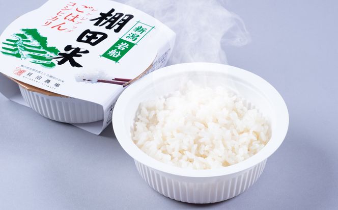 【令和7年産米】新潟県村上市岩船産 棚田米コシヒカリのパックごはん(150ｇ×20個) AB4039