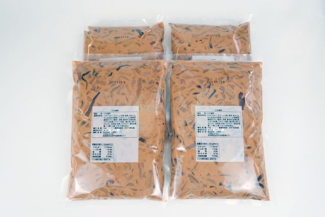 いか塩辛 4kg（1kg×4p） 冷凍 [小野万 宮城県 気仙沼市 20565160] 魚介類 いか イカ 塩辛 イカ塩辛 おつまみ 珍味 冷蔵 酒の肴 おつまみ ご飯のお供