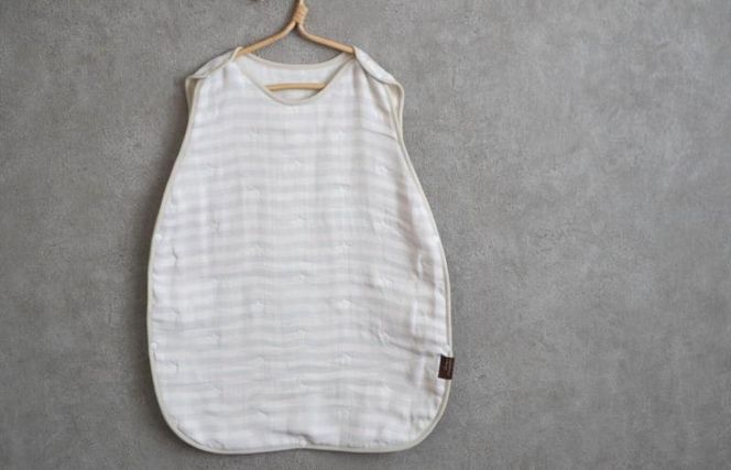 G1991 【eclat bebe】泉州南部織 4重ガーゼ スリーパー《PiGy》