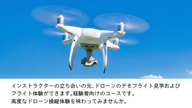 【 一般社団法人日本ドローン協会 】 ドローン操縦 体験プロフェッショナルコース ドローン プロ 操縦 体験 ［BL14-NT］