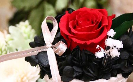 プリザーブドフラワー加工後アレンジ体験レッスン(ご来店型） SWAF007